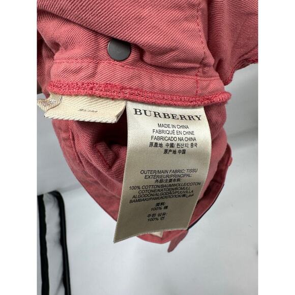 Burberry Brit Men's Slim Fit Salmon Pink Jeans – Size 30x32, Stylish & Modern - Picture 6 of 9